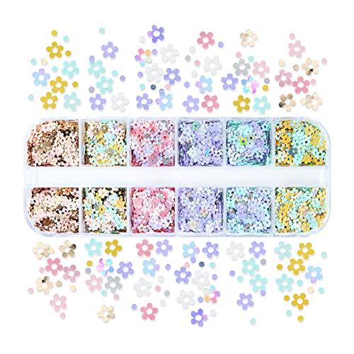 Bunte Blumen Glitzerflocken Für Harz Shaker Formfüller Epoxidharz Form Glitzerfüllung Blumen Nagelkunst Pailletten von Eladcncmc