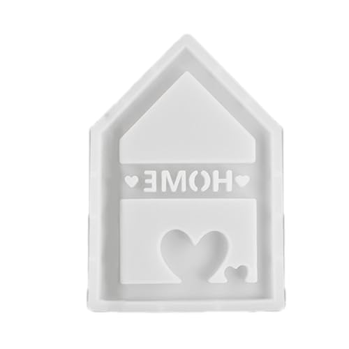 Eladcncmc Casting Love House Silikon-Ornamentformen, Gießformen, handgefertigt, Epoxidharz, Bastelbedarf von Eladcncmc