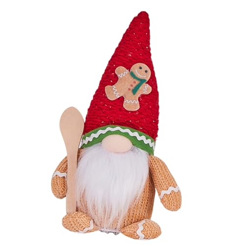 Eladcncmc Weihnachts-Zwergpuppen mit übergroßer Nase, weniger Puppen, Ornamente, Tisch-Baum-Ornament von Eladcncmc