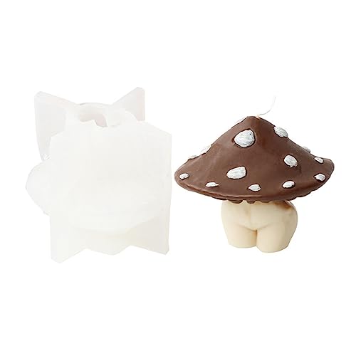 Pilzform, Pilz-Silikonform für die Herstellung von Seife, Gips, Raumdekoration, Party-Dekorationen, Schokolade von Eladcncmc