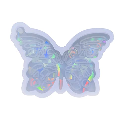Schlüsselanhänger-Silikonform, Anhängerform, Schmetterlings-Epoxidharz, Gießform für Schmuckherstellung von Eladcncmc