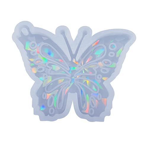 Schlüsselanhänger-Silikonform, Anhängerform, Schmetterlings-Epoxidharz, Gießform für Schmuckherstellung von Eladcncmc