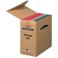 6 ELBA Archivboxen tric system braun 16,0 x 34,1 x 31,5 cm von Elba