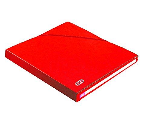 ELBA Eurofolio Alpina kartoniert mit elastischem A4 21 x 29,7 cm A4 DOS 25MM rubinrot von Elba