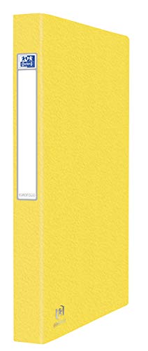 ELBA Ringbuch ´EUROFOLIO´, DIN A4, aus Karton, gelb, 2Ring von Oxford