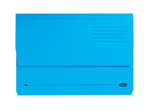 Elba Bright Manila-Dokumententasche 285 g/m² 32 mm Folio-Format 25 Stück blau von Elba