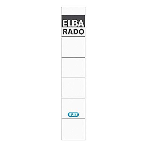 Ordner-Rückenschild kurz/schmal, selbstklebend von Elba