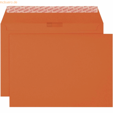 Elco Briefumschläge Color orange Haftklebung 100 g/qm VE=200 Stück von Elco