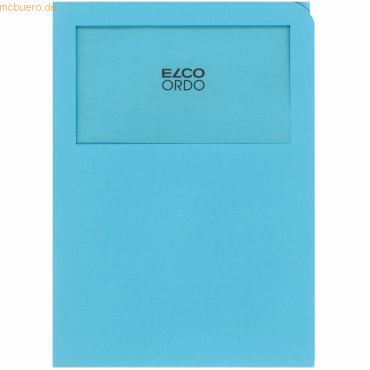 Elco Organisationsmappe Ordo classico Papier A4 220x310 mm blau VE=100 von Elco