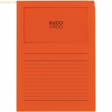 Elco Organisationsmappe Ordo classico Papier A4 220x310 mm orange VE=1 von Elco