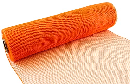 Eleganza Nr. 04 Deco Mesh, orange, 25 cm x 9,1 m von Eleganza