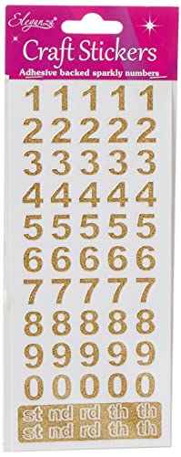 Eleganza Oaktree Crafts Bold Zahlen Set, Gold Zahl 65 Gold Eleganza Oaktree Crafts Bold Zahlen Set, Gold Zahl 65 Gold von Eleganza