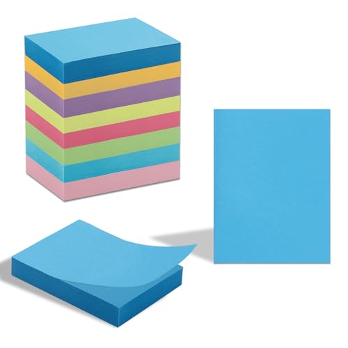 600 Blätter Transparente Haftnotizen Set Klare Haftnotizen wasserdicht selbstklebend transluzent Haftnotizblöcke Haftmarker Index Tabs für Bücher Anmerkungen durchsichtige Sticky Notes für Schule Büro von Elektheim