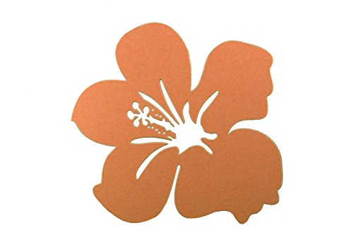 Elfenstall Namenskärtchen/Platzkarte/Namensschild/Sitzkarte/Namenskarte/Tischkarte/Tischkärtchen für Hochzeiten Feste oder Partys (Blume Orange) von Elfenstall