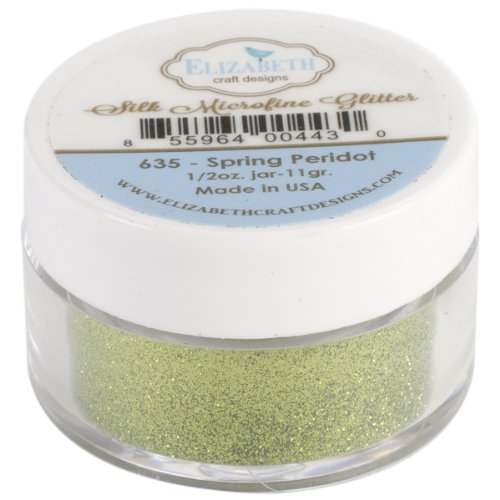 Elizabeth Craft Designs 11 g Silk Microfine Glitter, Spring Peridot von Elizabeth Craft Designs