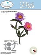 Elizabeth Craft Designs Garden Notes Aster Stanzform, Metall, grau, 21.3 x 13.7 x 0.2 cm von Elizabeth Craft Designs