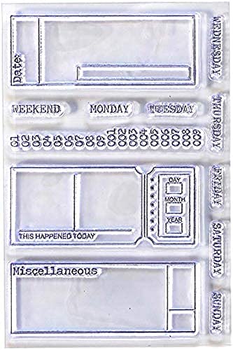 Elizabeth Craft Designs CS177 Clear Stamps Transparente Stempel, Gummi, Sidekick Essentials 2 von Elizabeth Craft Designs