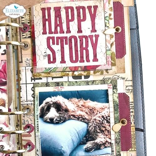 Elizabeth Craft Metal Dies-Tab 6 with turnbutton frame von Elizabeth Craft Designs