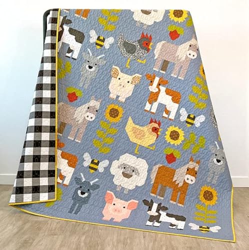 Elizabeth Hartman Fab Farm Sampler Quilt-Muster von Elizabeth Hartman