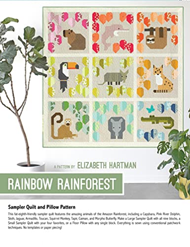 Regenbogen-Regenwald A Muster von Elizabeth Hartman von Elizabeth Hartman