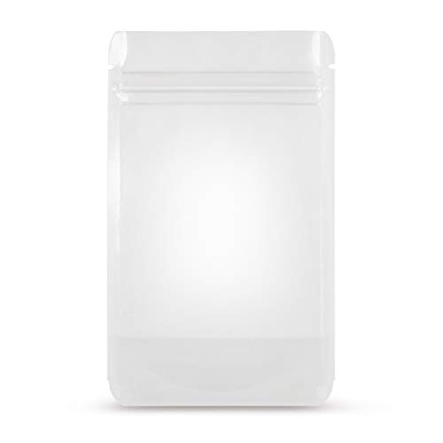 Elke-Plastic Standbodenbeutel Transparent PET12/LDPE110 (110x185 100 Stück) I wiederverschließbare Beutel I Aromaschutzverpackung I Druckverschlussbeutel Lebensmittel I Schnellverschlussbeutel von Elke-Plastic