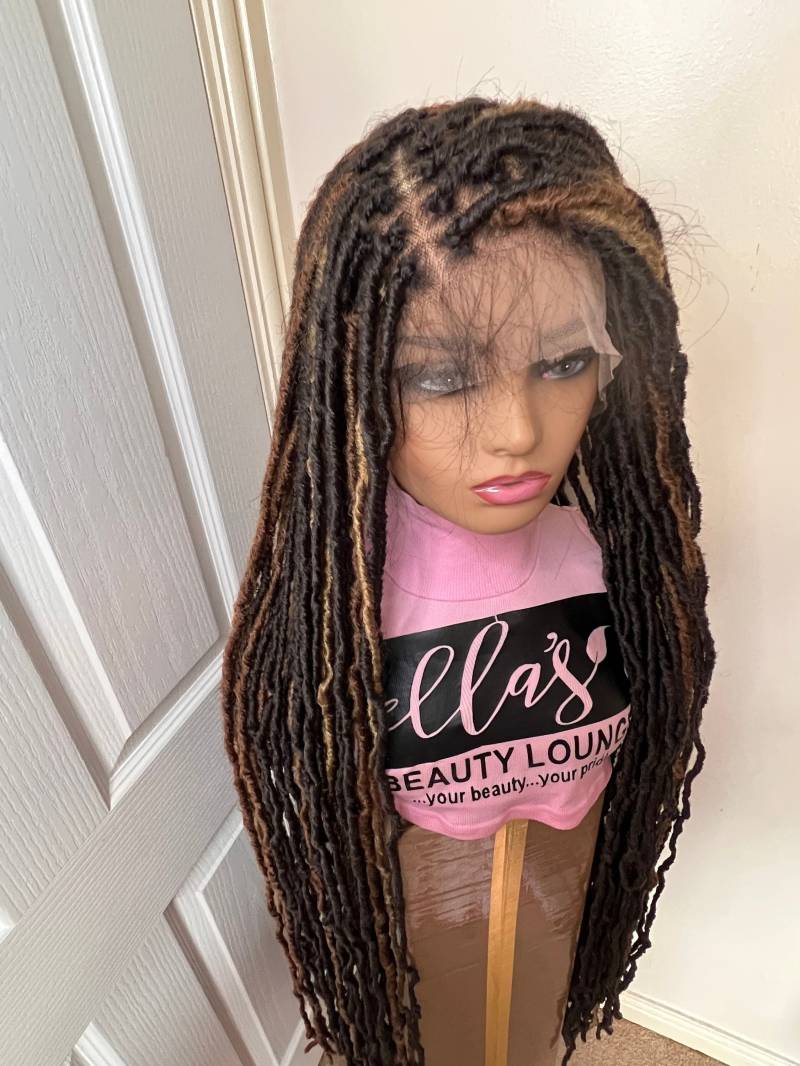 Lange Dread Locks Perücke Auf Einer Vollspitze von EllasBeautyLounge