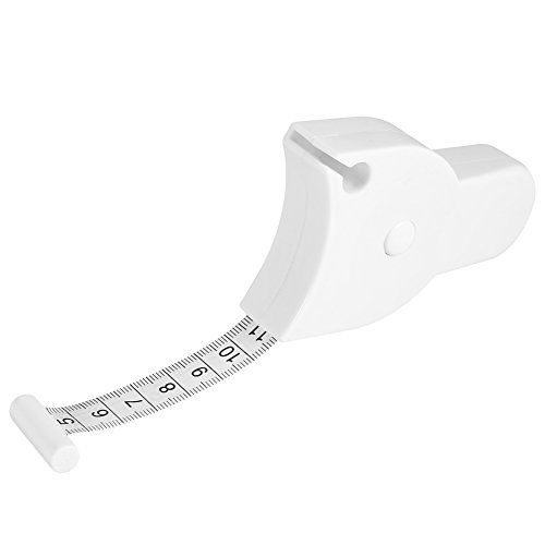 Body Tape Measure, 60-Zoll-Maßbänder für Körper- und Fettgewichtsmonitore, (Zoll & cm) Einziehbares Maßbandlineal für einen genauen Körperfettrechner Hilft bei der Berechnung von von Elprico