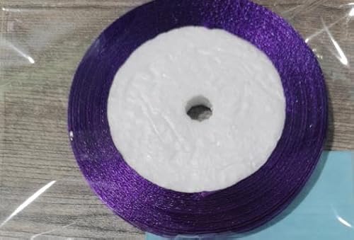 Satinband Violett 6mm 23m Schleifenband von EmDryze