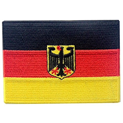 Bundesdienstflagge Bundesdienstflagge Bestickter Aufnäher Deutschland Adler von EmbTao