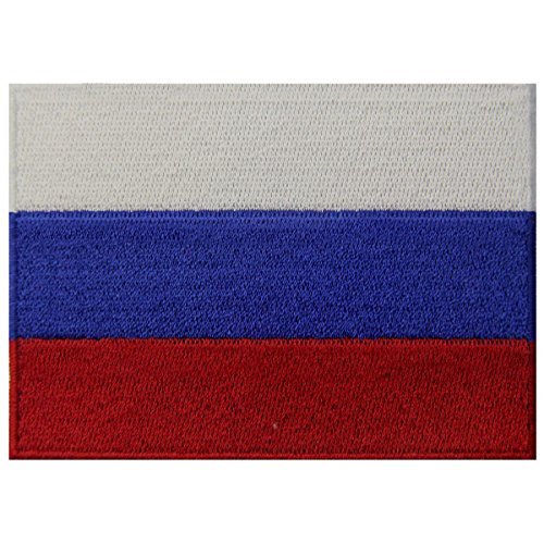 Russland Flagge Russische Föderation Nationales Emblem Bestickter Aufnäher zum Aufbügeln/Annähen von EmbTao