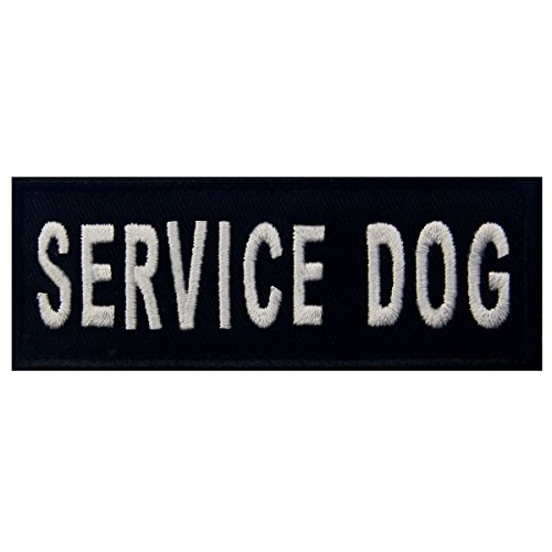 Service Dog Westen/Gurte Emblem Bestickter Aufnäher mit Haken- und Flauschbänder von EmbTao