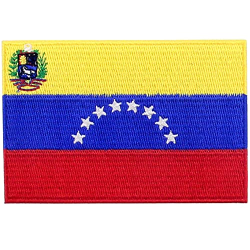 Venezuela Flagge Bestickter Aufnäher zum Aufbügeln/Annähen von EmbTao