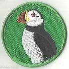 Aufnäher, Motiv: Papageientaucher, See, Vogel, Schottland-Wappen, bestickt von Emblems-Gifts