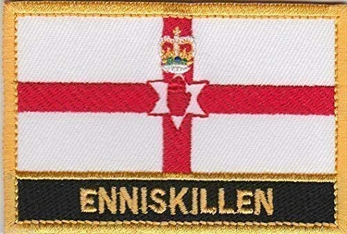 Enniskillen Nordirland Town & City bestickt Nähen auf Patch Badge von Emblems-Gifts