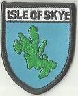 ISLE OF SKYE SCHOTTLAND WAPPEN FLAG WELT BESTICKTER AUFNÄHER ANSTECKNADEL von Emblems-Gifts