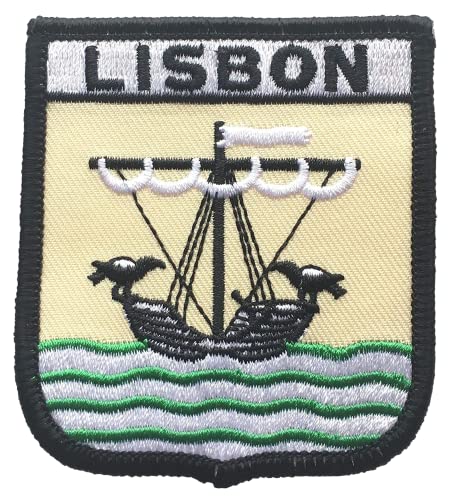 LISSABON WORLD PORTUGAL WAPPEN FLAGGE PATCH AUFNÄHER ABZEICHEN von Emblems-Gifts