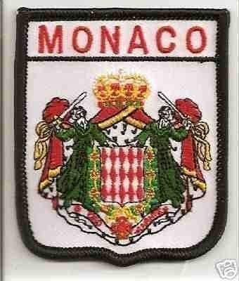 Monaco Wappen Flagge Welt bestickt Patch Badge von Emblems-Gifts