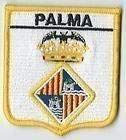 PALMA WORLD SPANIEN FLAGGE MIT WAPPEN ABZEICHEN AUFNÄHER PATCH **EXKLUSIVER ** von Emblems-Gifts