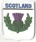 Schottland National Emblem Distel Flagge Wappen Flagge Welt Bestickter Patch Abzeichen von emblems gifts