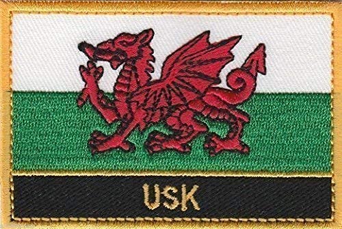 USK Wales CYMRU Town & City bestickt Nähen auf Patch Badge von Emblems-Gifts