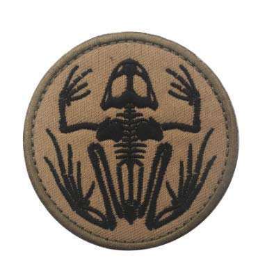 Marine Seal Team Skelett Frogman Stickerei Patch Military Tactical Kleidung Zubehör Rucksack Armband Aufkleber Geschenk Patch Dekorative Patch Bestickter Patch von Embroidery Patch