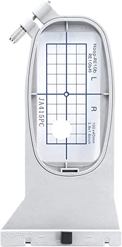 Embroidex RE10B Stickrahmen, 100 mm x 40 mm, für Janome Memory Craft MC 500E 400E 550E Elna Expressive #864415004 von Embroidex