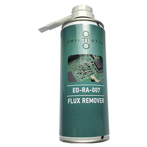 Flux-Remover/Platinenreiniger EO-RA-007 mit Bürste (Dose mit 400 ml Inhalt), optimale Reinigung, ideale rückstandsfreie Verdunstung, angenehmer Geruch von Emil Otto