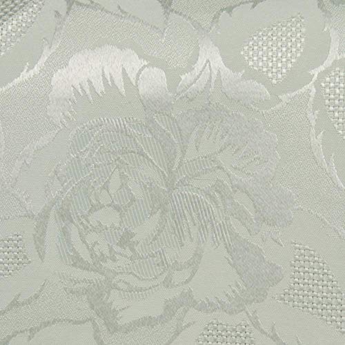 Emma Barclay Damast-Tischdecke, Rosendesign, 152,4 x 213,4 cm, Weiß von Emma Barclay