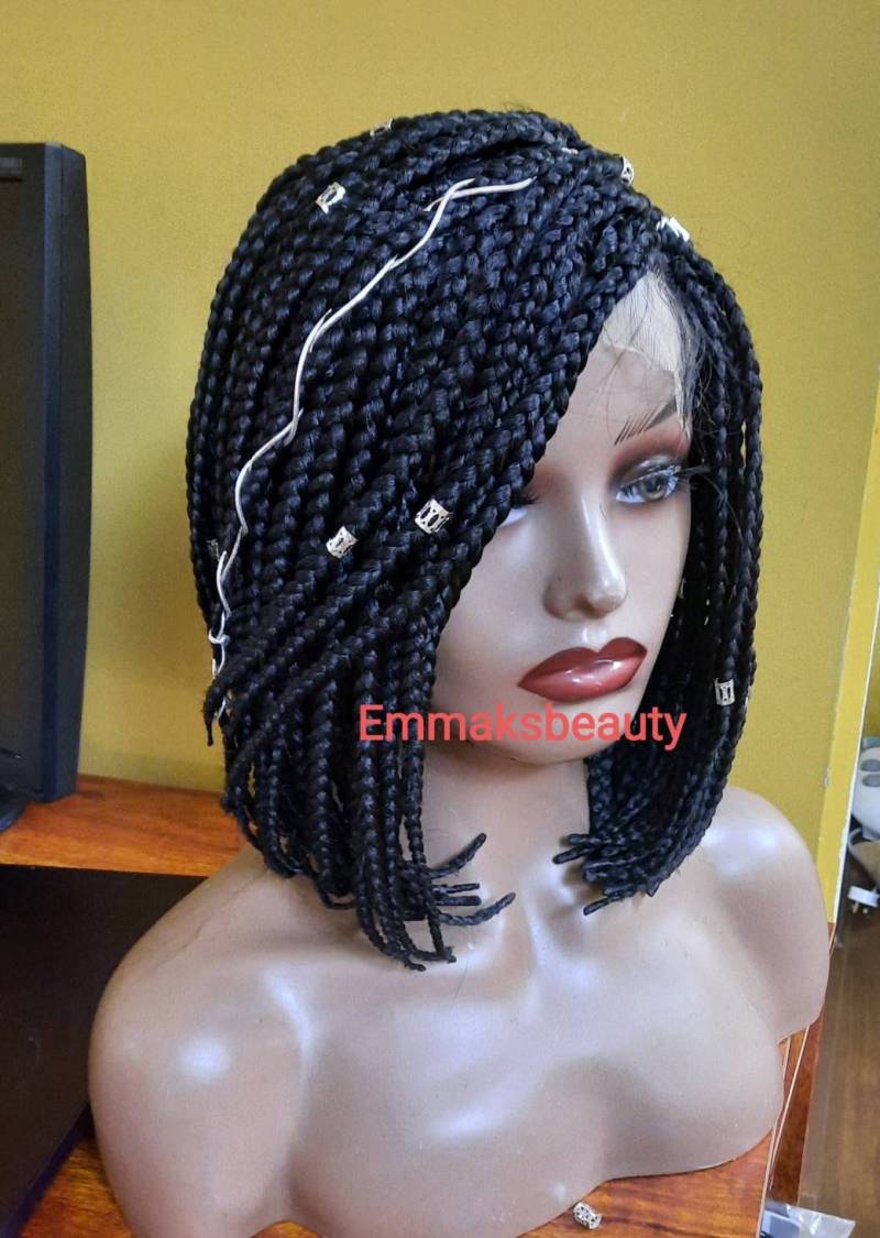 Sofort Versandfertig Handgefertigte Box Braided Bob Perücke in Jeder Farbe Nach Wahl von Emmaksbeauty