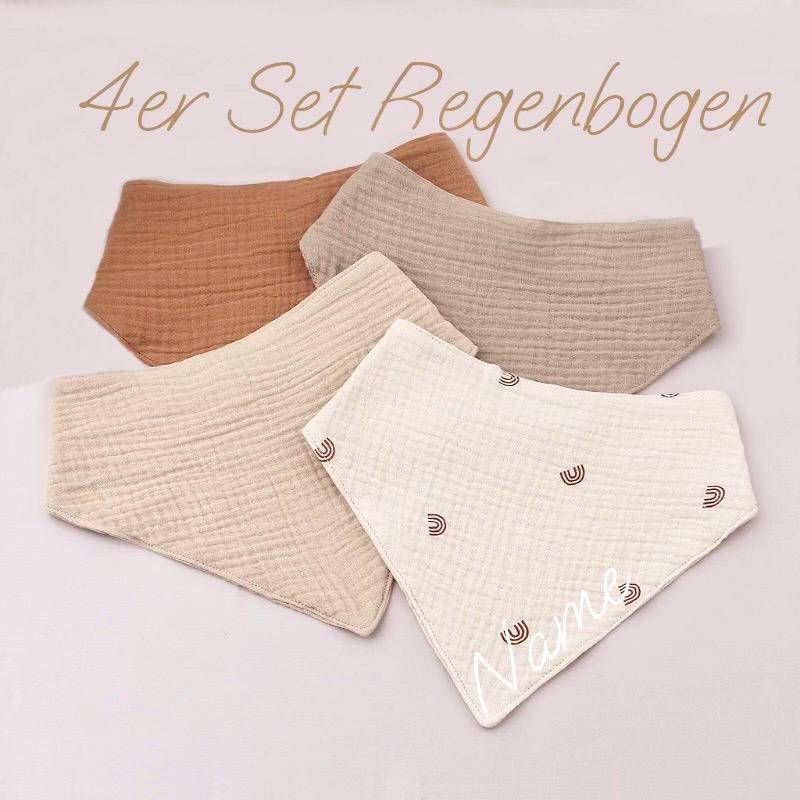 Dreieckstücher, Bib, Musselintuch Baby, Halstuch Dreieckstuch Baby Halstuch, Personalisiert, Babygeschenke von EmmaundAntonShop