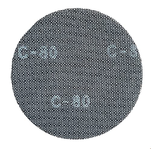 Empora Schleifgitter Klett Ø 225 mm (10 Stück) - Mesh Disc C40-C320 - Schleifscheibe Giraffe Langhalsschleifer - Schleifscheibe mit Klettbefestigungssystem (C80) von Empora