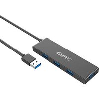 EMTEC USB-Hub T620A Type-A Classic 4-fach schwarz von Emtec