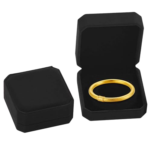 Encuryna 2 Stücke Armbänder Geschenkbox, Schmuckbox, Armbänder Armreife Geschenk Schmuckschachtel, Armbänder Schmuckdisplay，Schmuckschatulle für Hochzeit Anniversay Valentines Day von Encuryna