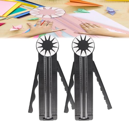 Paper Craft Kantenschneider, 12-in-1 Rotations-Papierschneider mit rotierender Scheibe, Kantenschneider, Papierbasteln, multifunktionale Papierschneidemaschine mit Messungen für Scrapbooking, von Endxedio